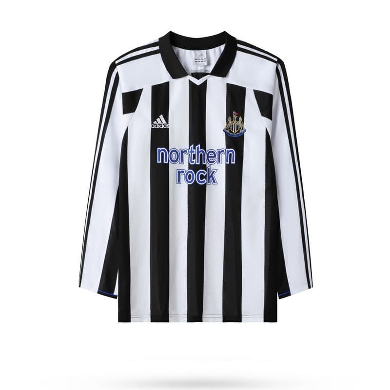 Newcastle United 2003/05 Home Long Sleeves Retro Jersey