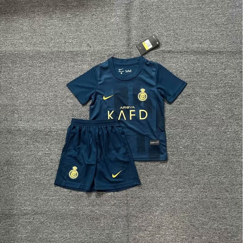 Al-Nassr 2023/24 Away Kids Kit
