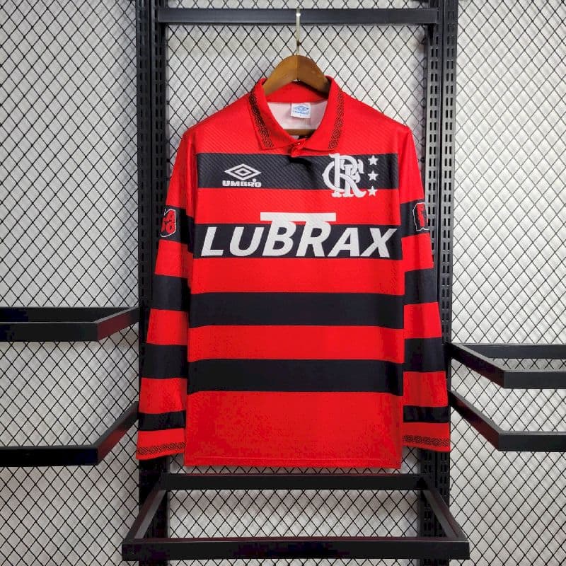 Flamengo 1994/95 Home Long Sleeves Retro Jersey
