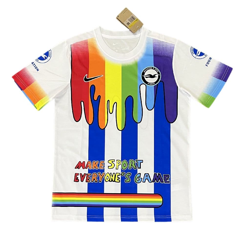 Brighton & Hove Albion 2023/24 Albion Rainbow Laces Pre-Match Jersey