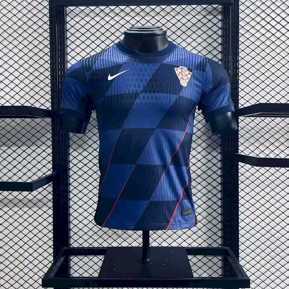 Croatia 2024/25 Euro Away Jersey Player Version