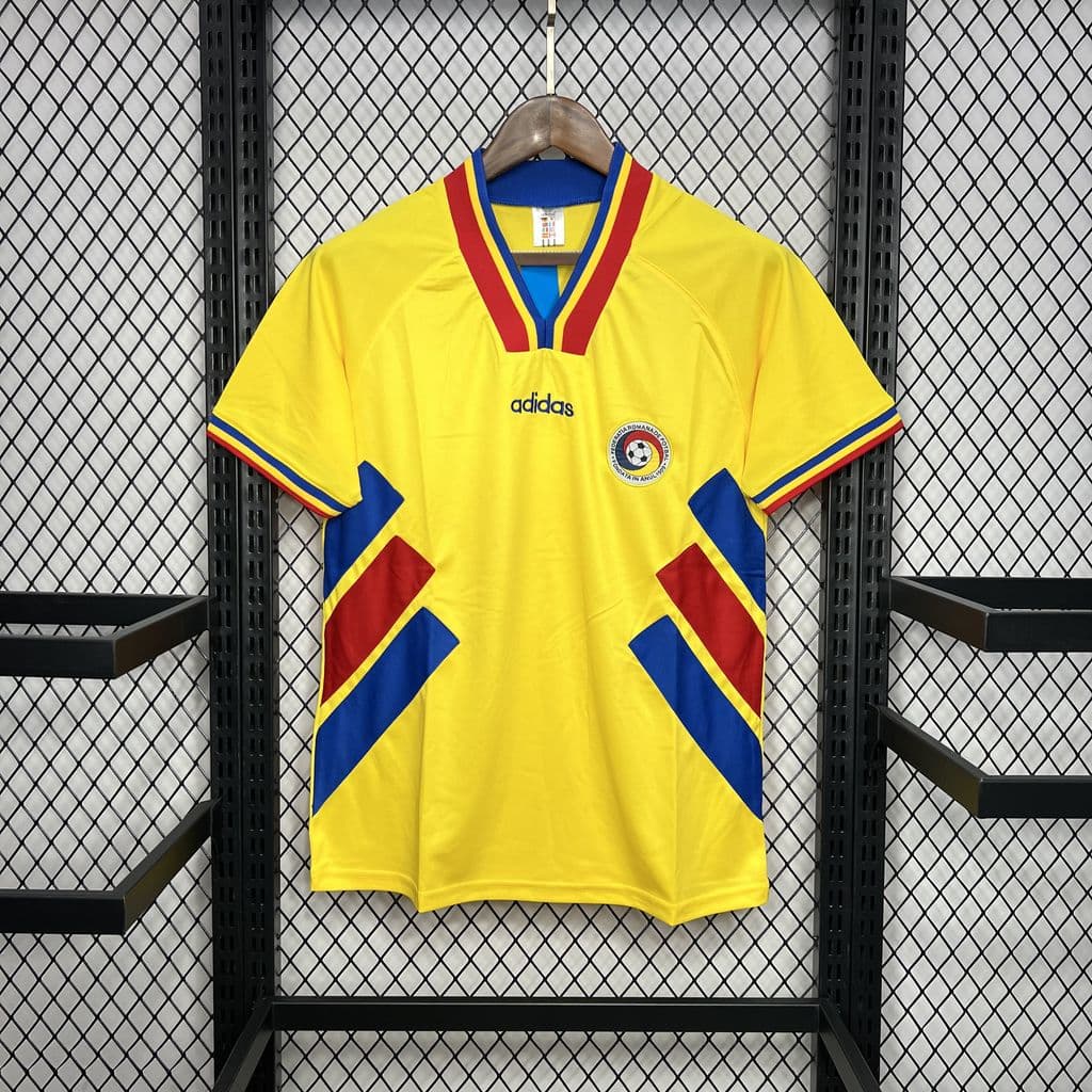 Romania 1994 Home Retro Jersey