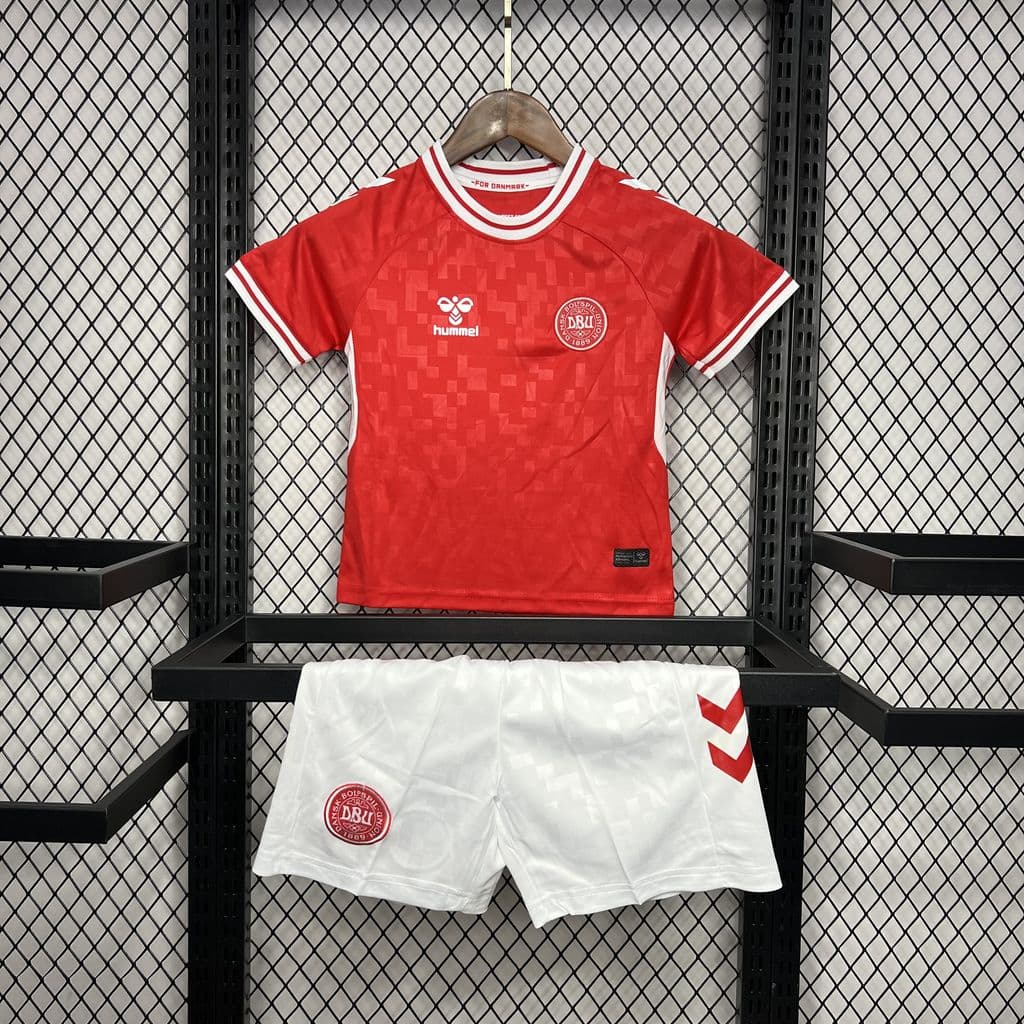 Denmark 2024/25 Euro Home Kids Kit
