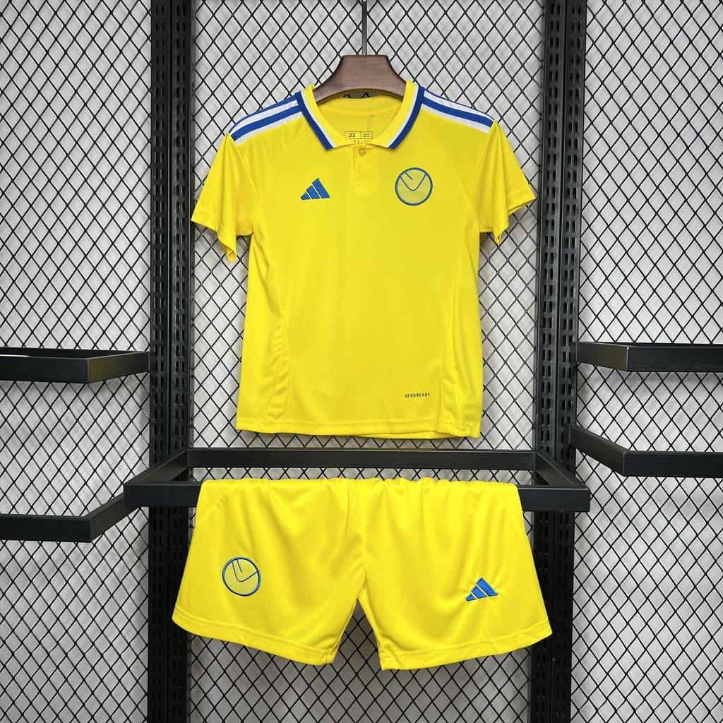 Leeds United F.C. 2024/25 Away Kids Kit