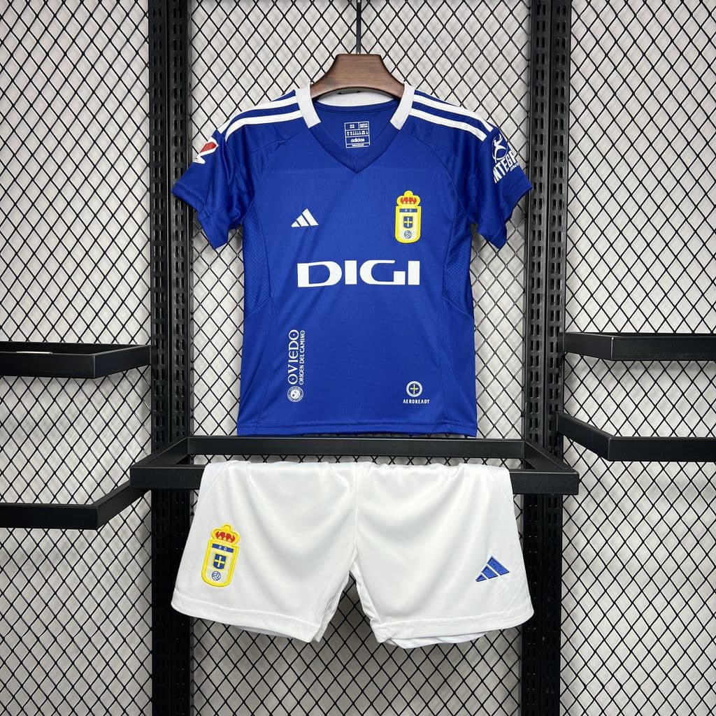 Real Oviedo 2024/25 Home Kids Kit