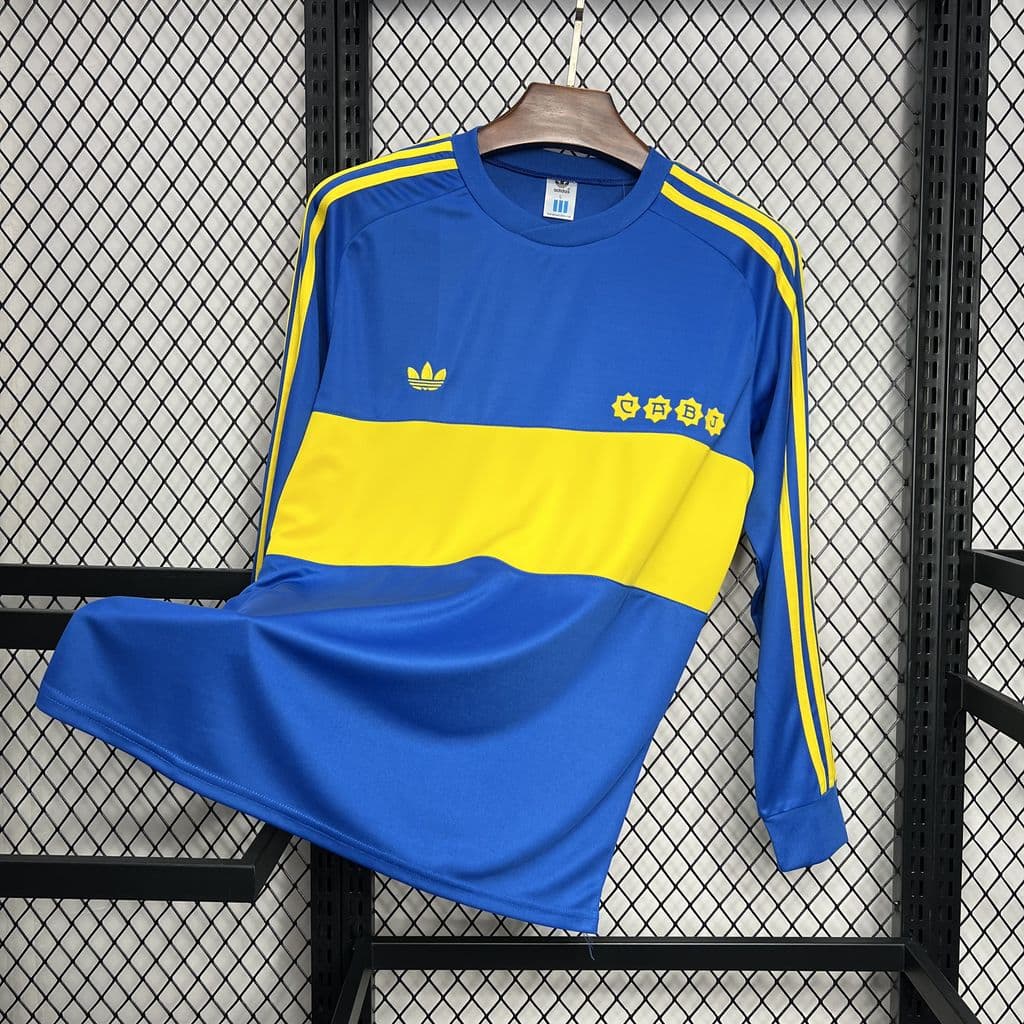 Boca Juniors 1981 Home Long Sleeves Retro Jersey