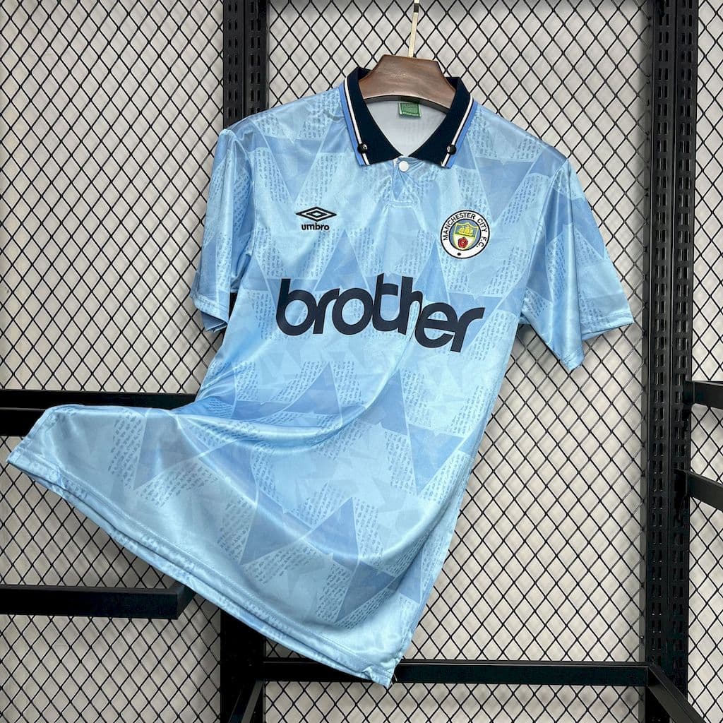 Manchester City 1989/91 Home Retro Jersey