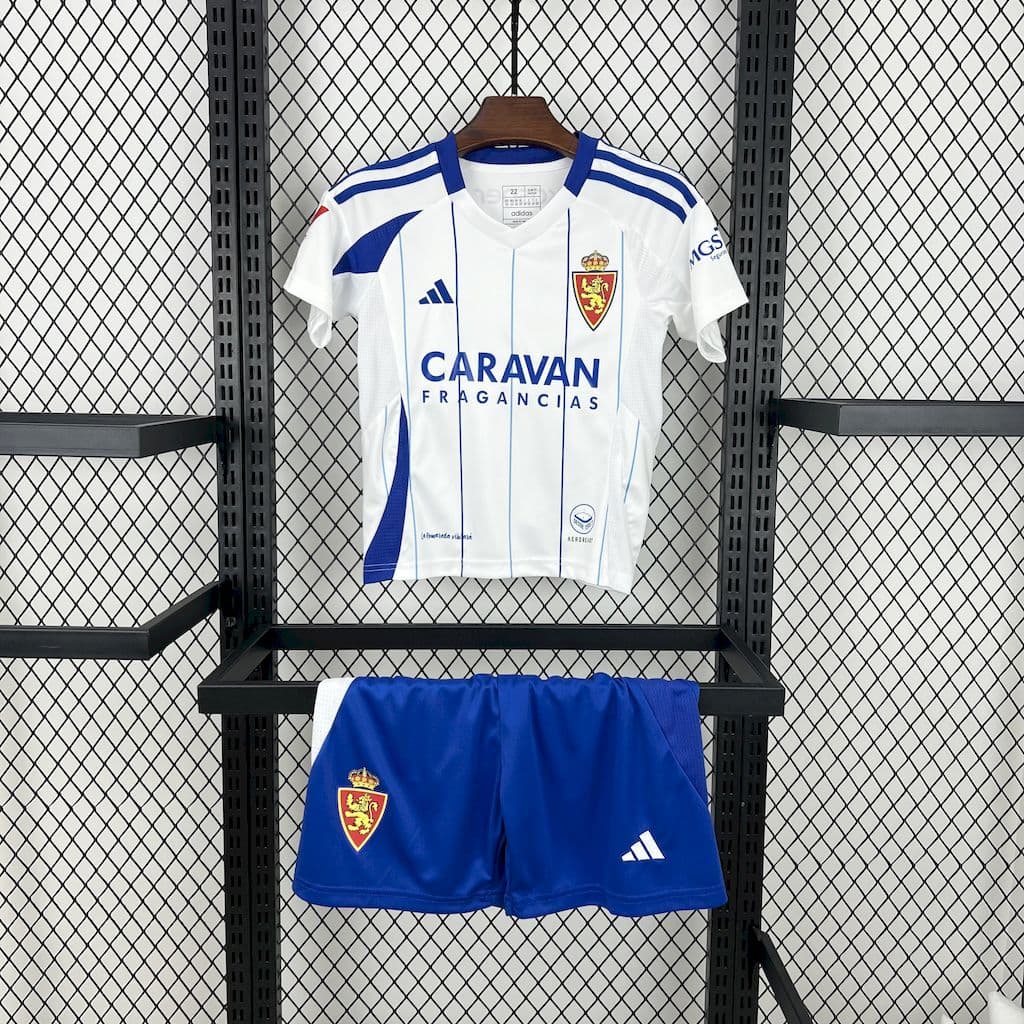 Real Zaragoza 2024/25 Home Kids Kit
