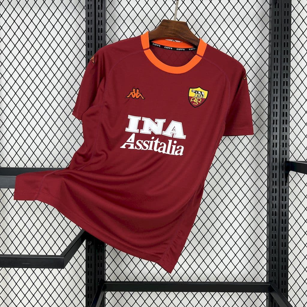 AS Roma 2000/01 Home Retro Jersey