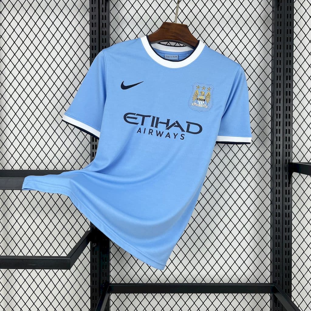 Manchester City 2013/14 Home Retro Jersey