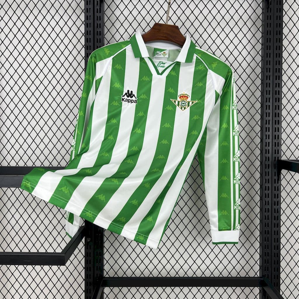 Real Betis 1995/97 Home Long Sleeves Retro Jersey