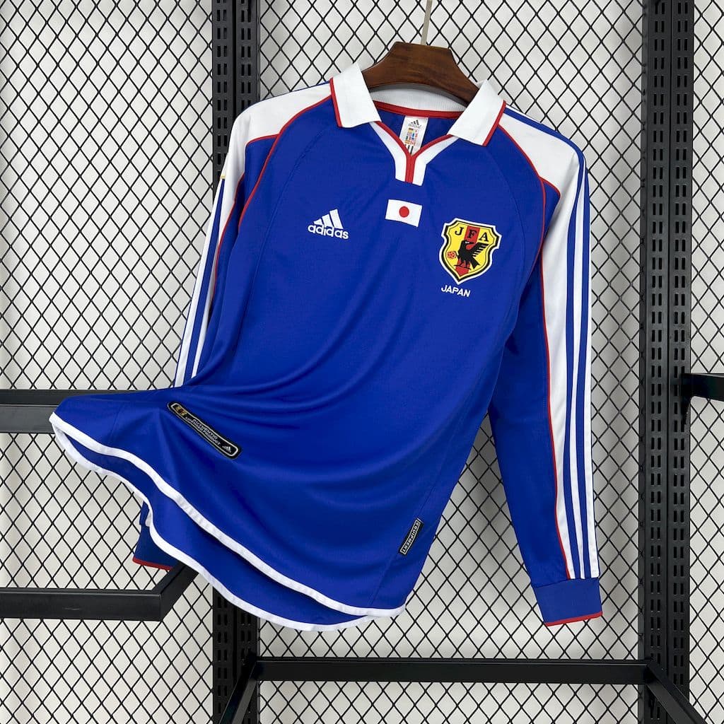 Japan 2000 Home Long Sleeves Retro Jersey