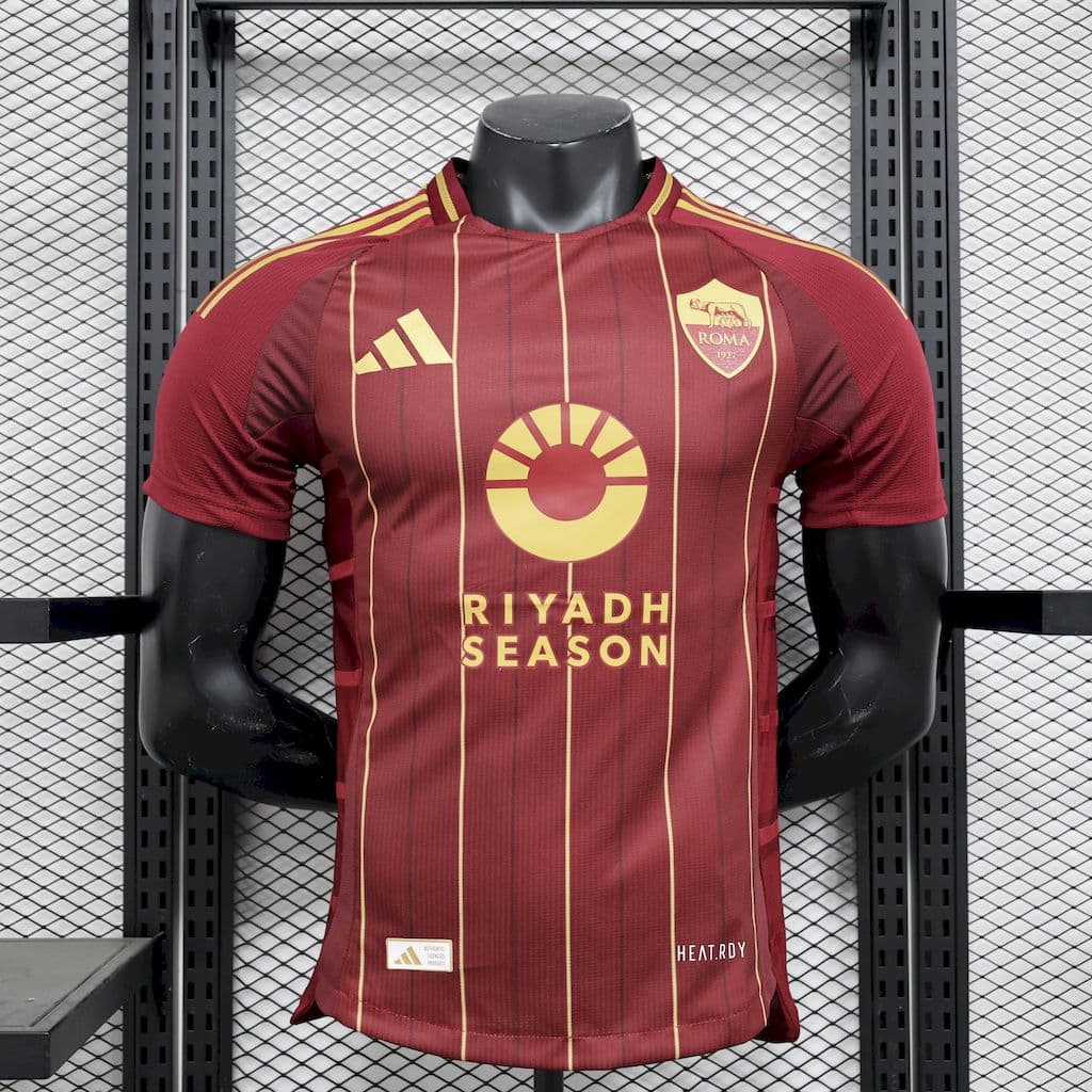 AS Roma 2024/25 Home Jersey Player Version