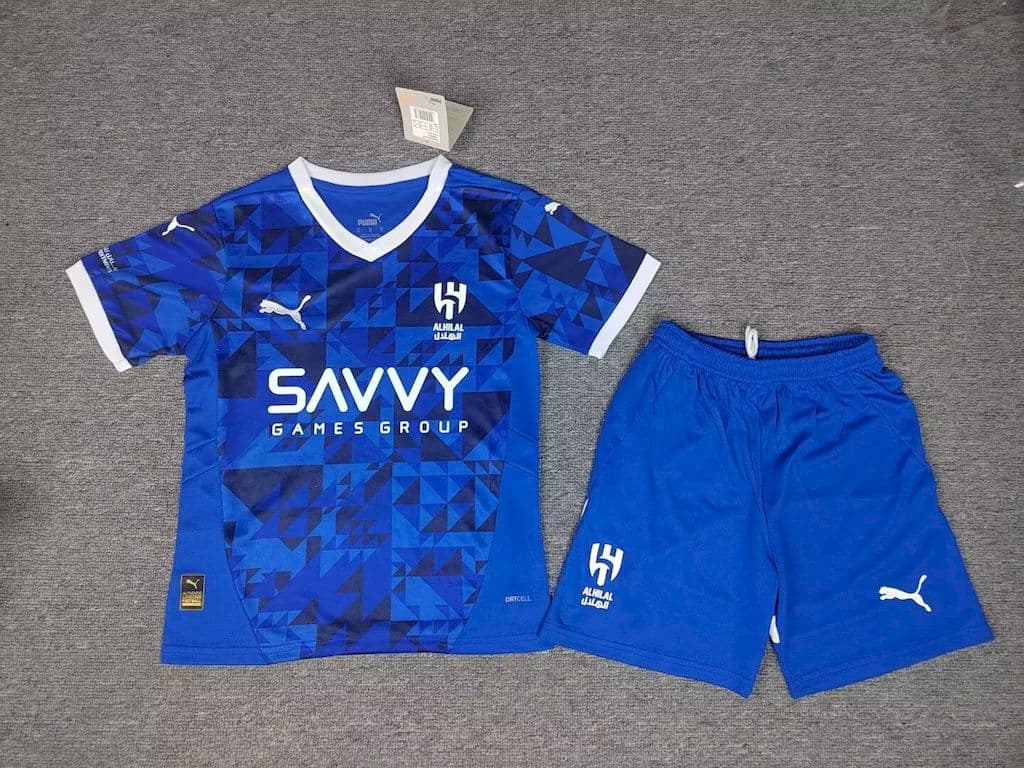Al Hilal SC 2024/25 Home Kids Kit