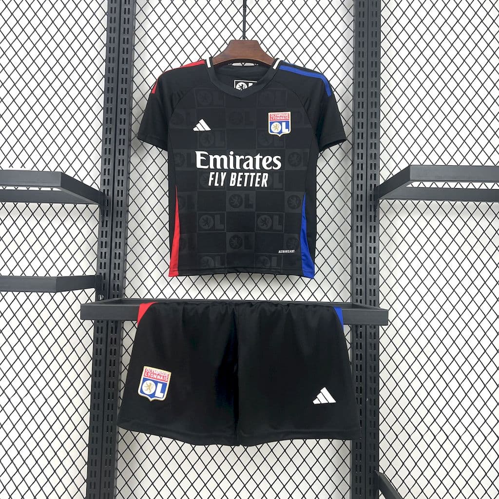Olympique Lyonnais 2024/25 Away Kids Kit