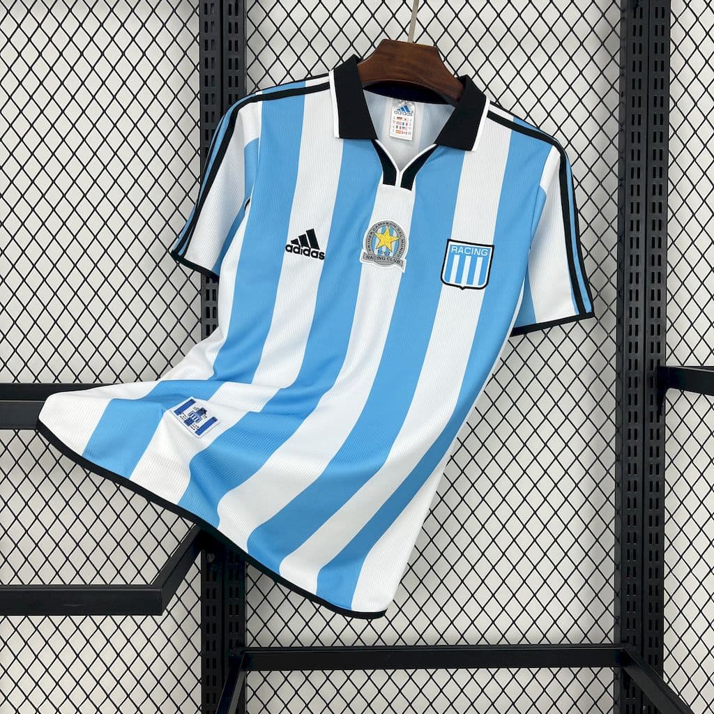 Racing Club de Avellaneda 2000/01 Home Retro Jersey