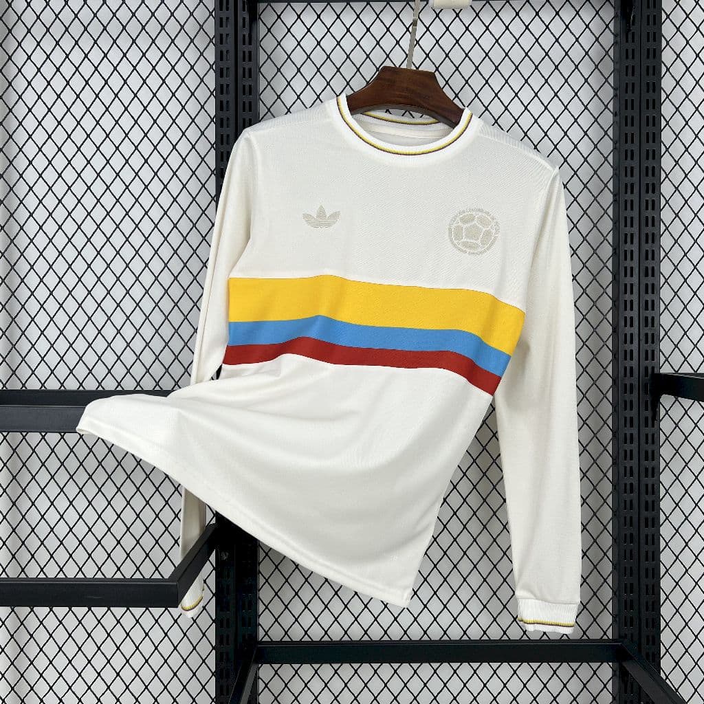 Colombia 2024/25 100th Anniversary Long Sleeves Jersey