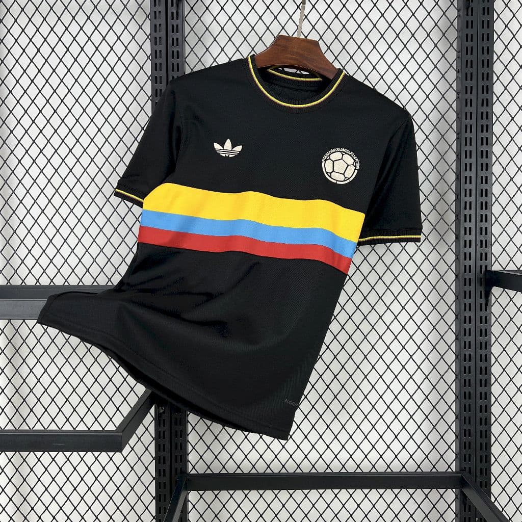 Colombia 2024/25 100th Black Anniversary Jersey