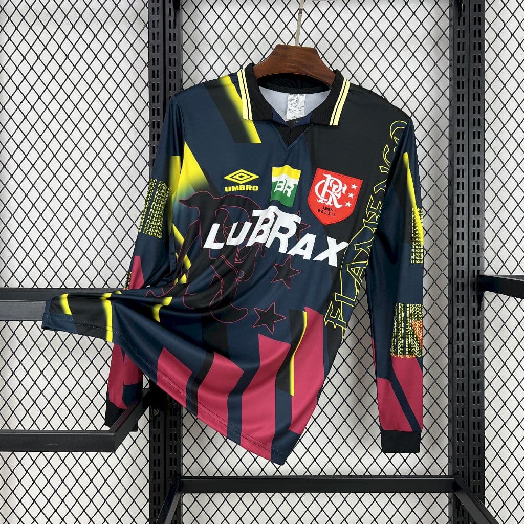 Flamengo 1998 Goalkeeper Retro Long Sleeves Jersey