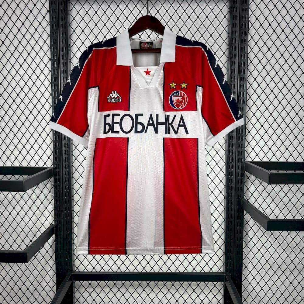 Red Star Belgrade 1995/97 Home Retro Jersry