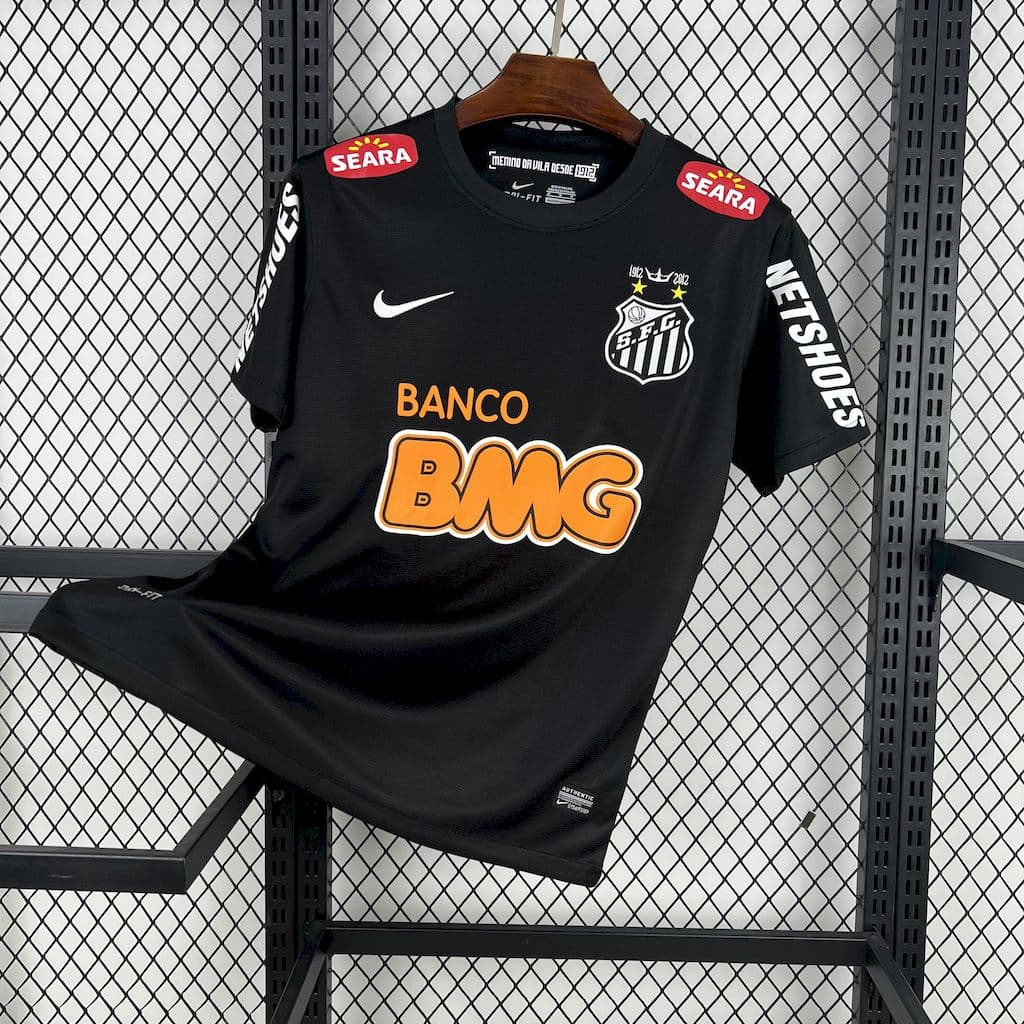 Santos 2011/12 Black Retro Jersey