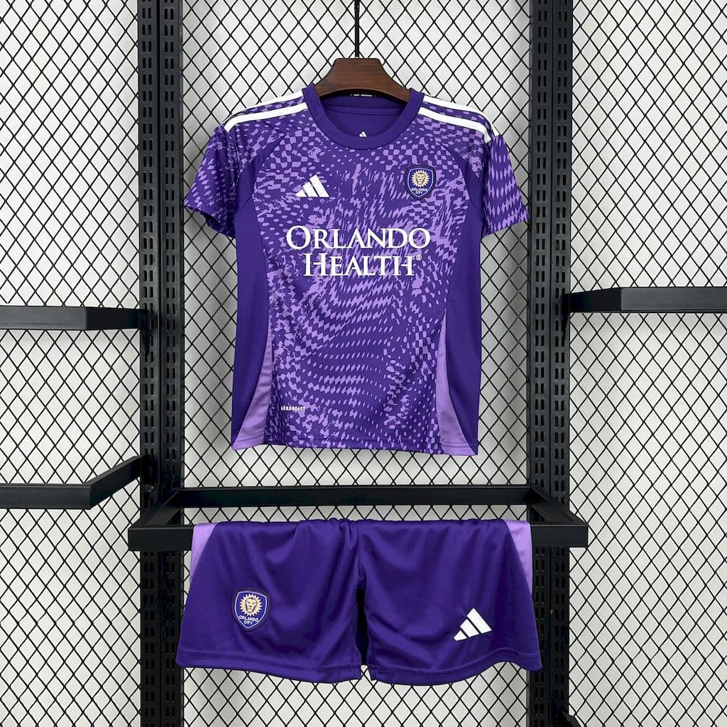 Orlando City 2025/26 Home Kids Kit