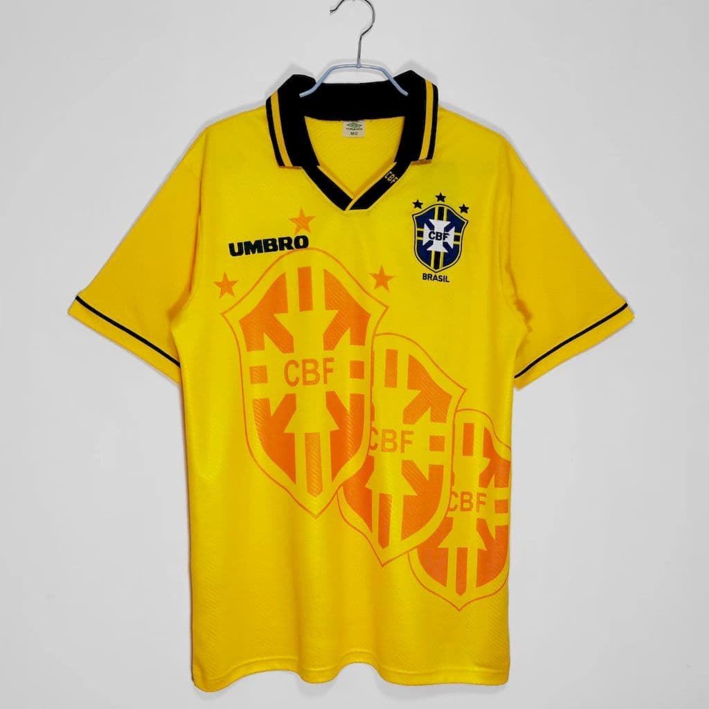 Brazil 1994 World Cup Home Retro Jersey