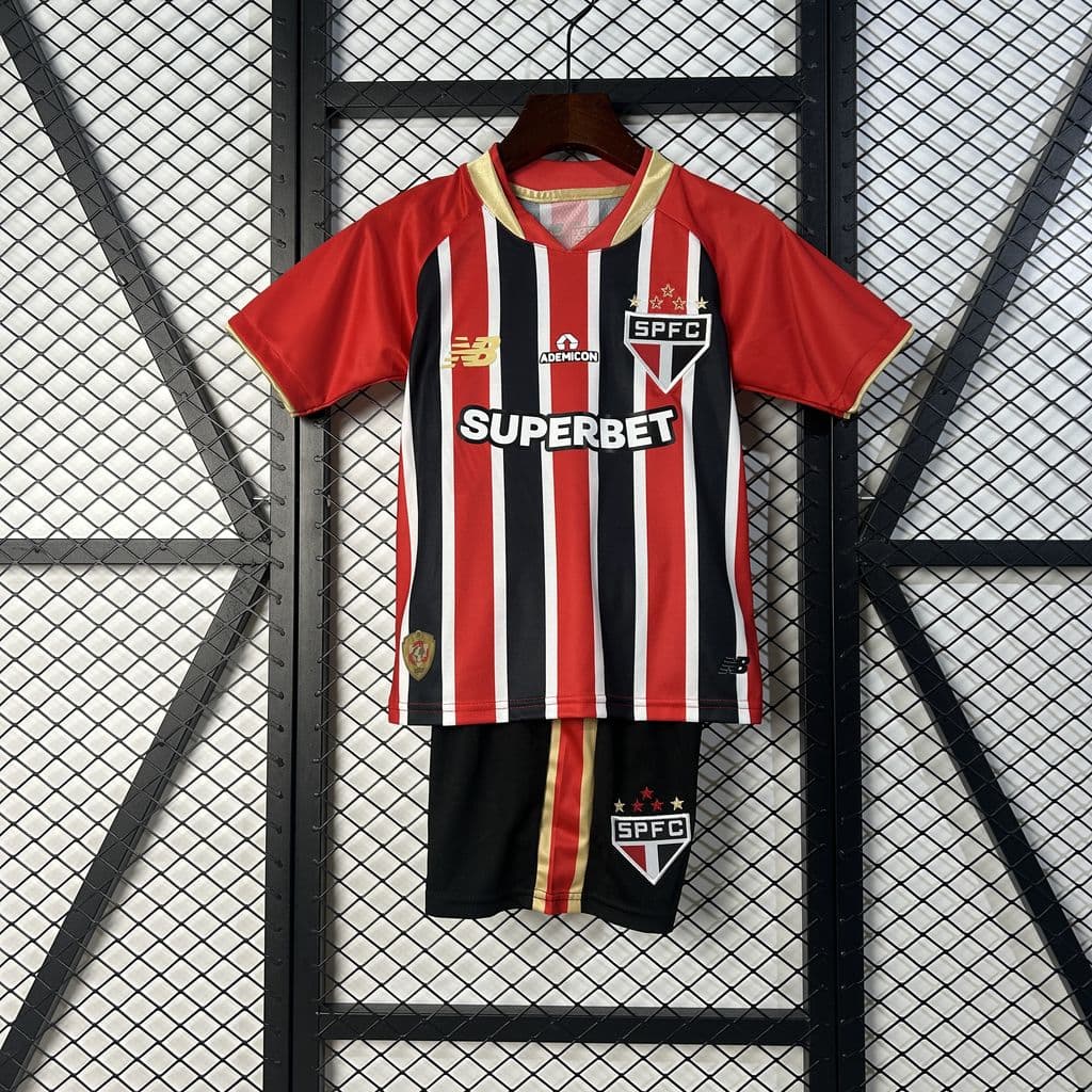 Sao Paulo 2025/26 Away Kids Kit