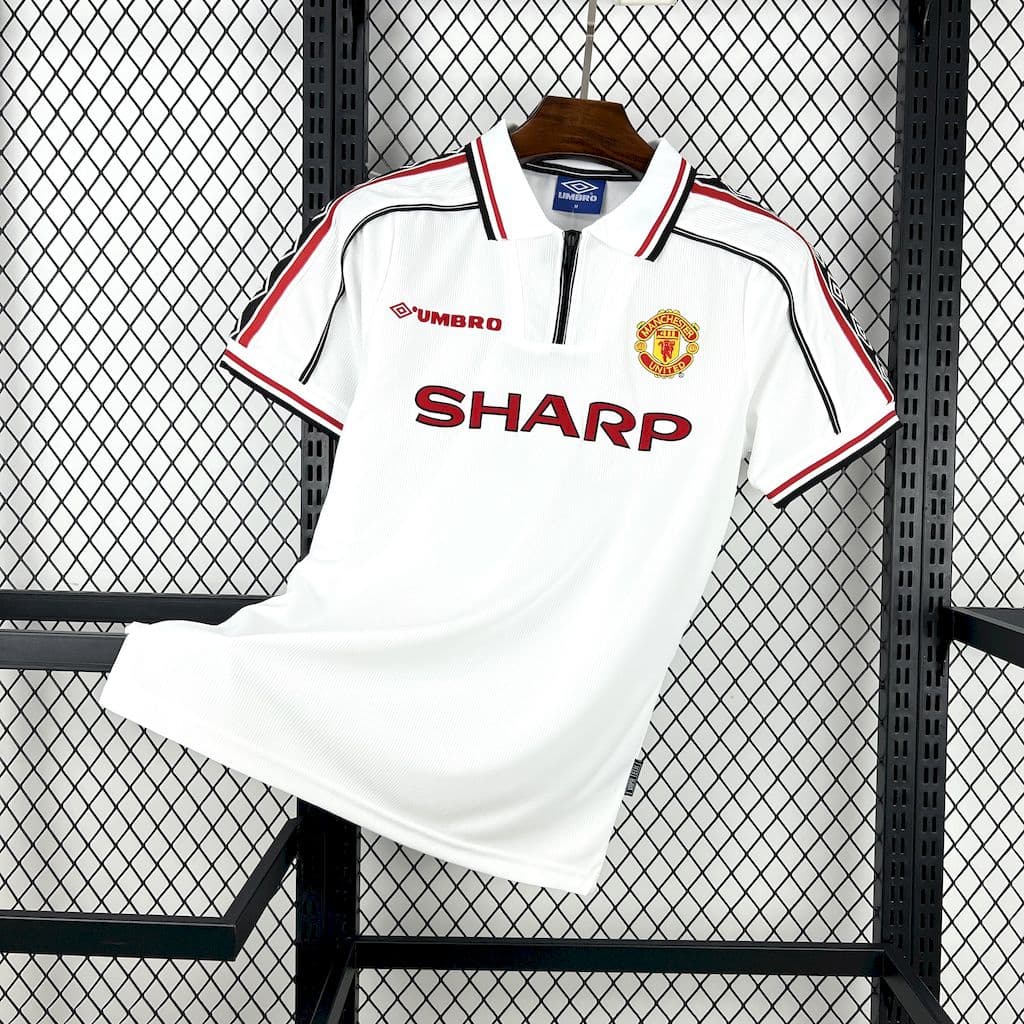 Manchester United 1998/99 White Retro Jersey