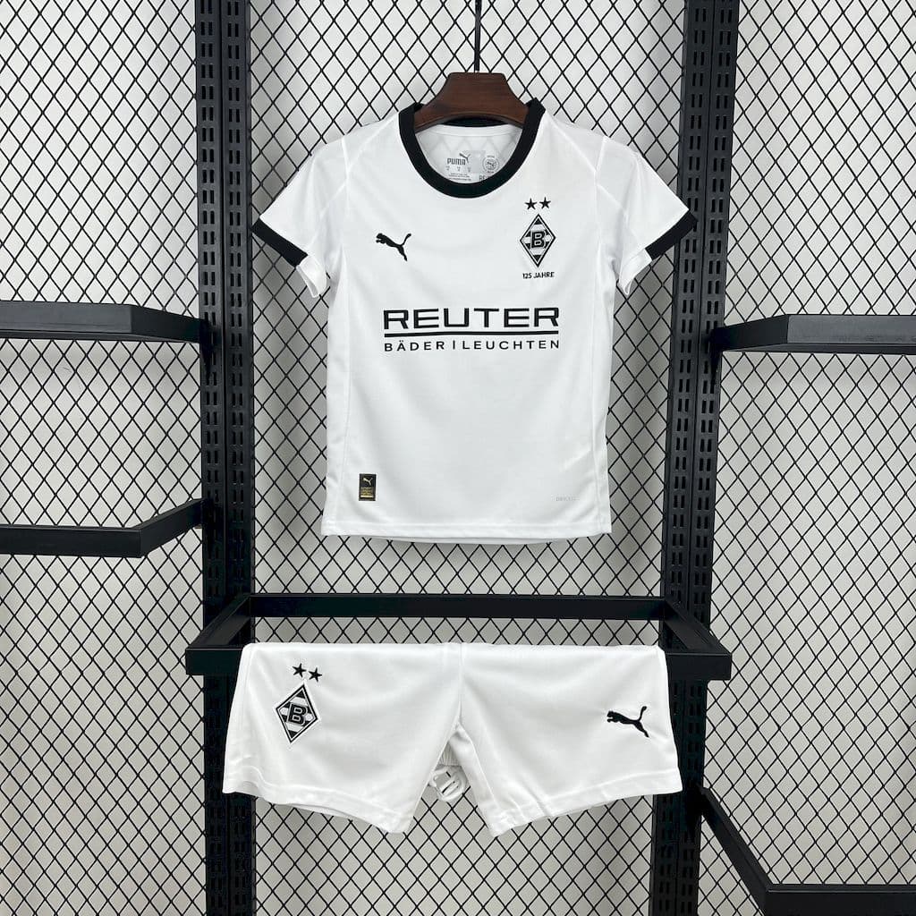 Borussia Mönchengladbach 2025/26 Home Kids Kit