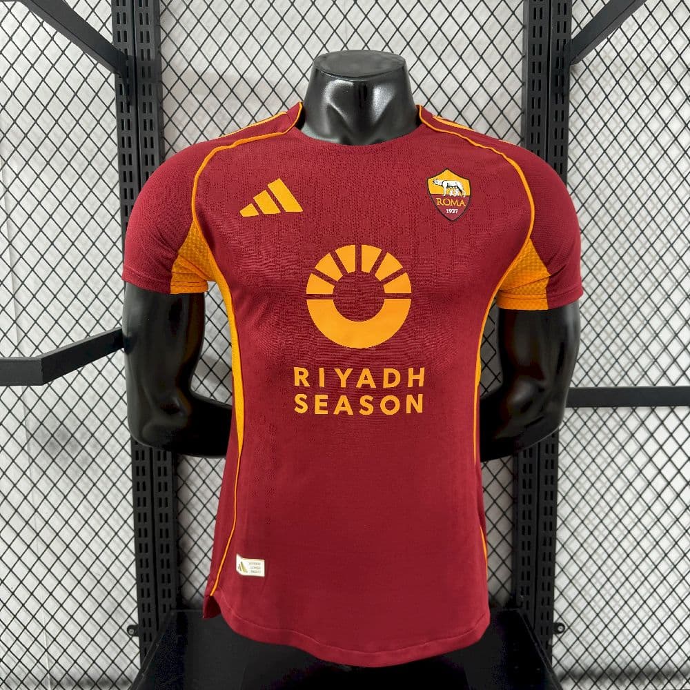 AS Roma 2025/26 Home Jersey Player Version