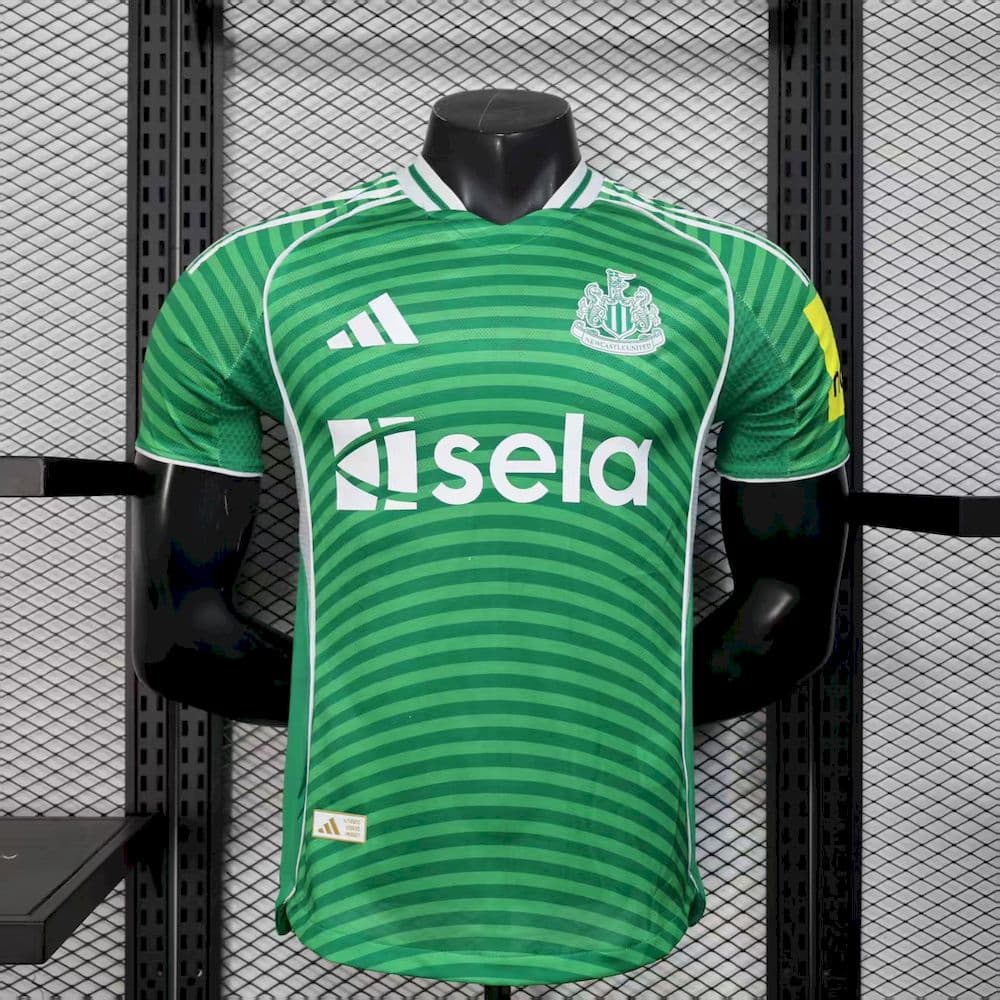 Newcastle United 2025/26 Away Jersey Player Version