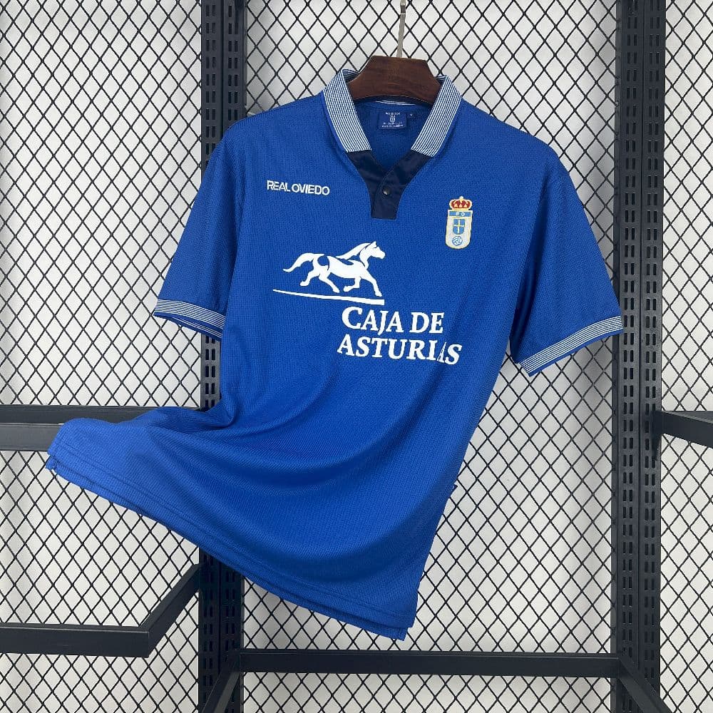 Real Oviedo 1996/97 Home Retro Jersey