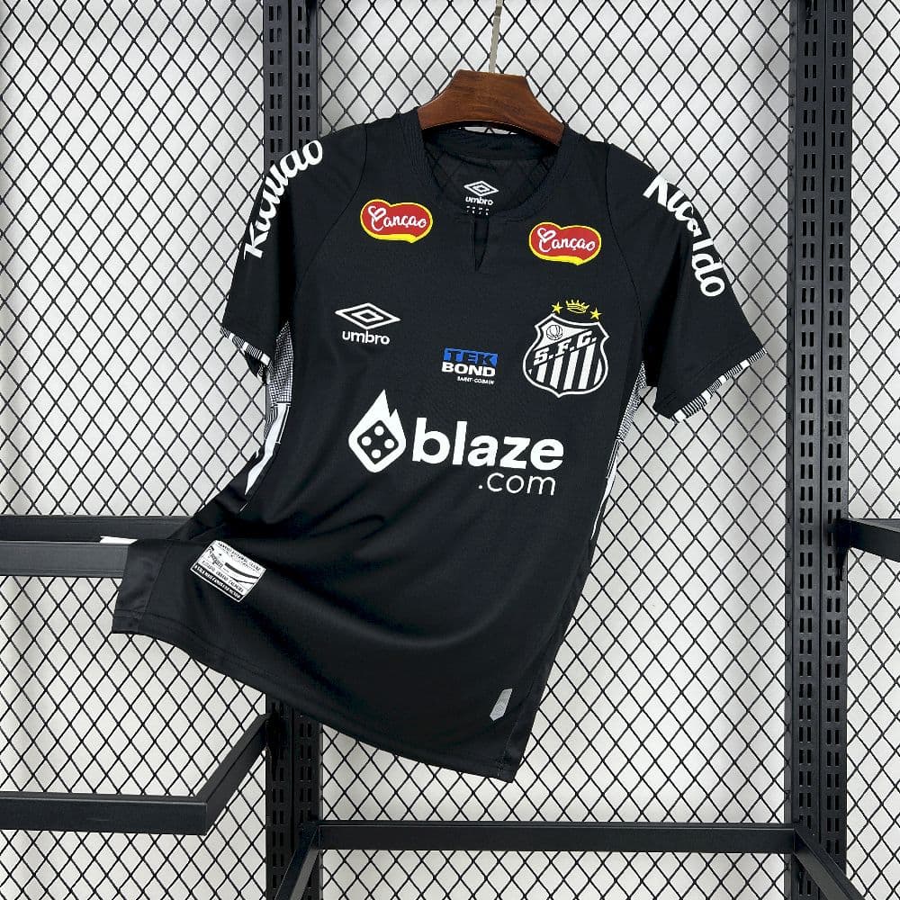Santos 2025/26 Black Special Edition Jersey
