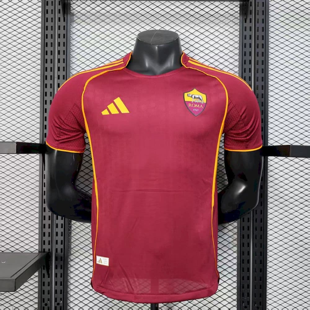 AS Roma 2025/26 Home Jersey Player Version