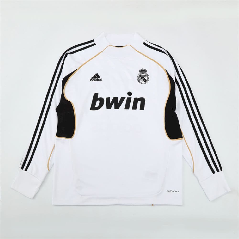 Unisex Real Madrid 2011/12 1/4 Zip Sweatshirt Retro Style