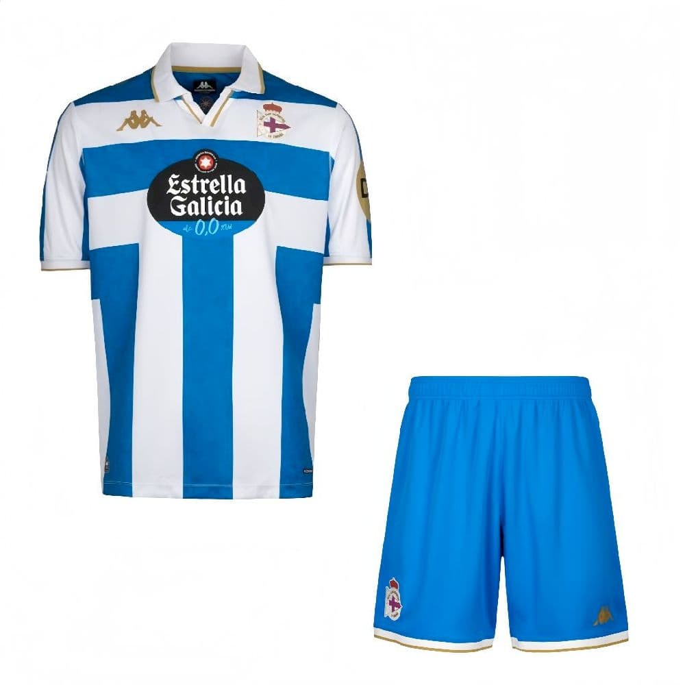 Kids Deportivo de La Coruna 2025/26 Home Kit