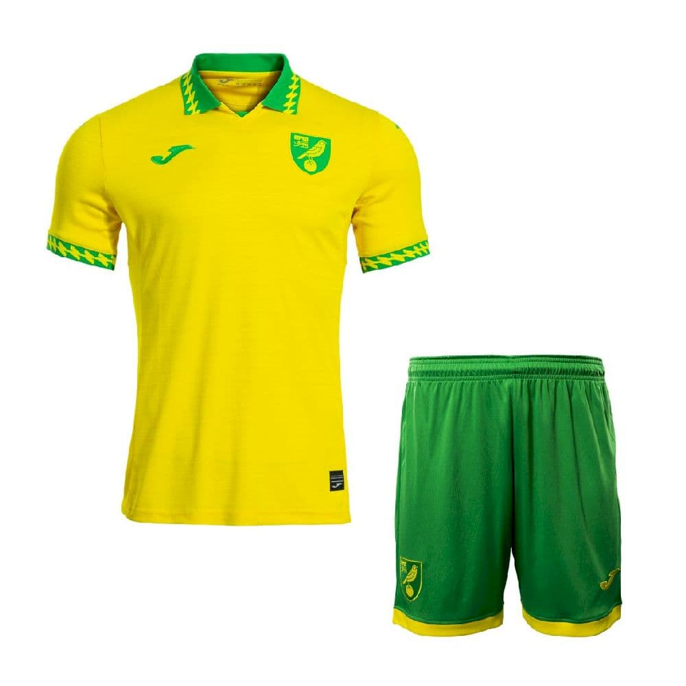 Kids Norwich City FC 2025/26 Home Kit