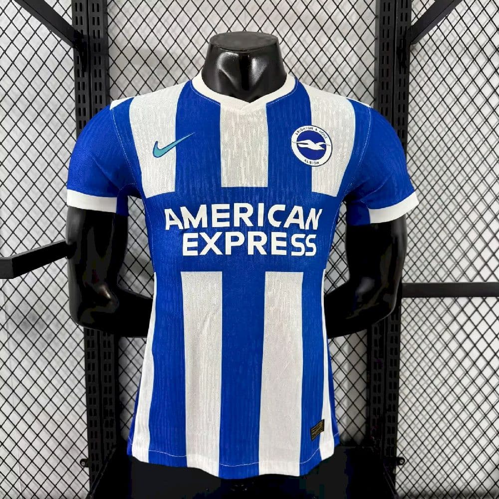 Brighton & Hove Albion 2025/26 Home Jersey Player Version
