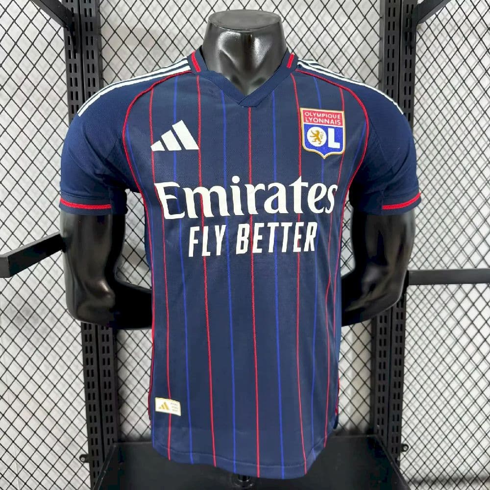 Olympique Lyonnais 2025/26 Away Jersey Player Version