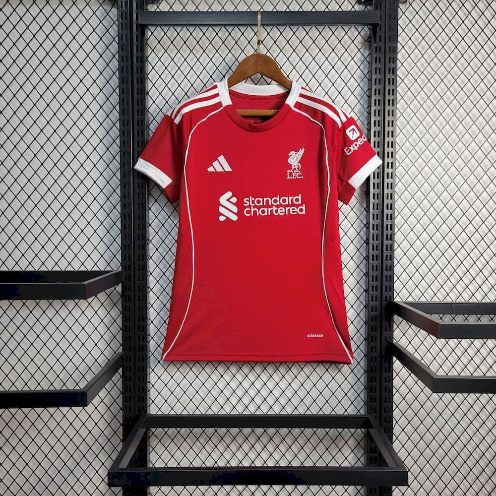 Womens Liverpool 2025/26 Home Jersey