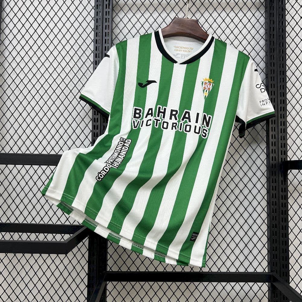 Mens Cordoba CF 2025/26 Home Jersey（Full sponsor）