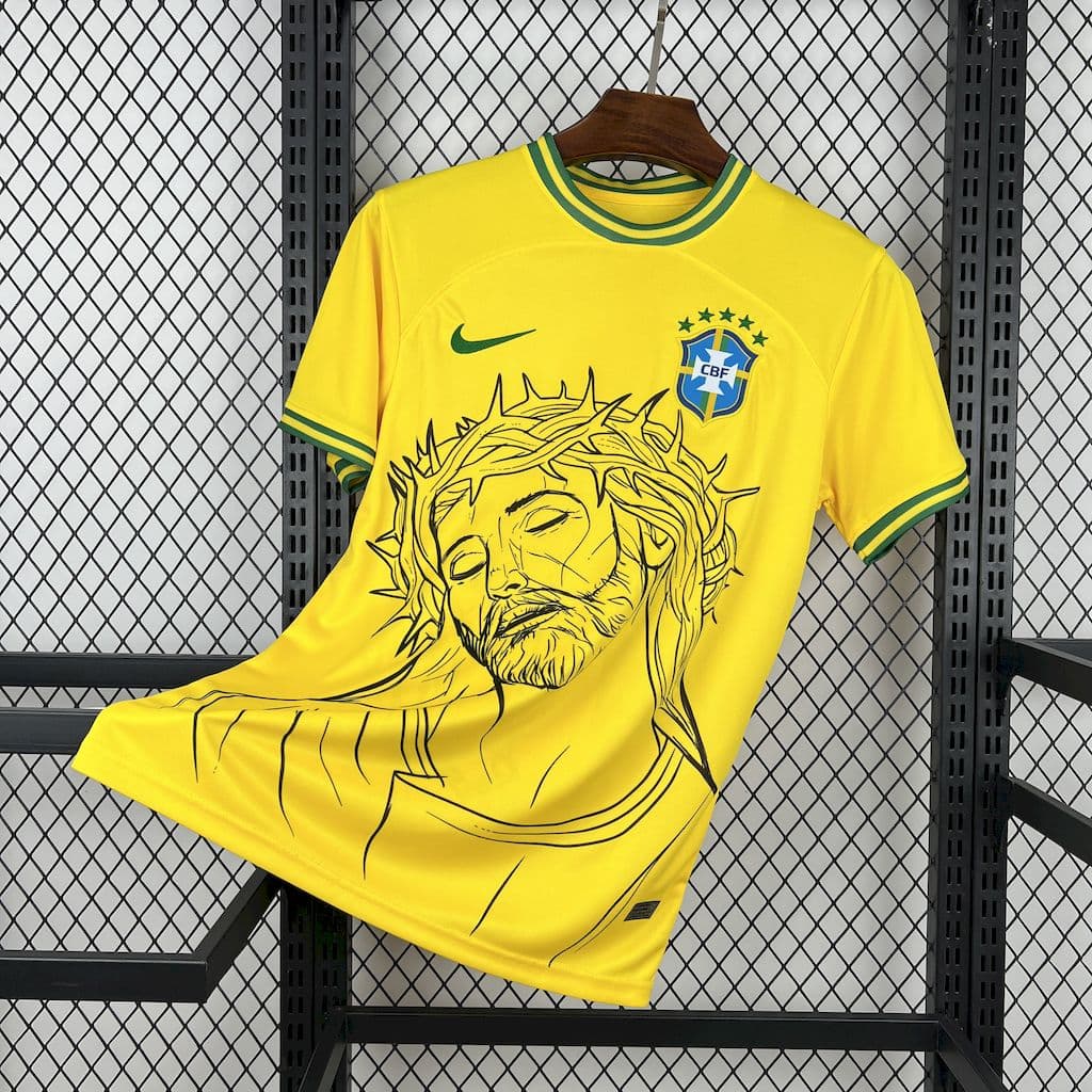 Mens Brazil X CRISTO 2022/23 Special Edition Jersey
