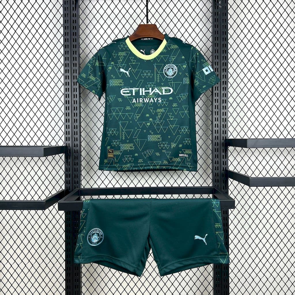 Kids Manchester City 2025/26 Fourth Kit