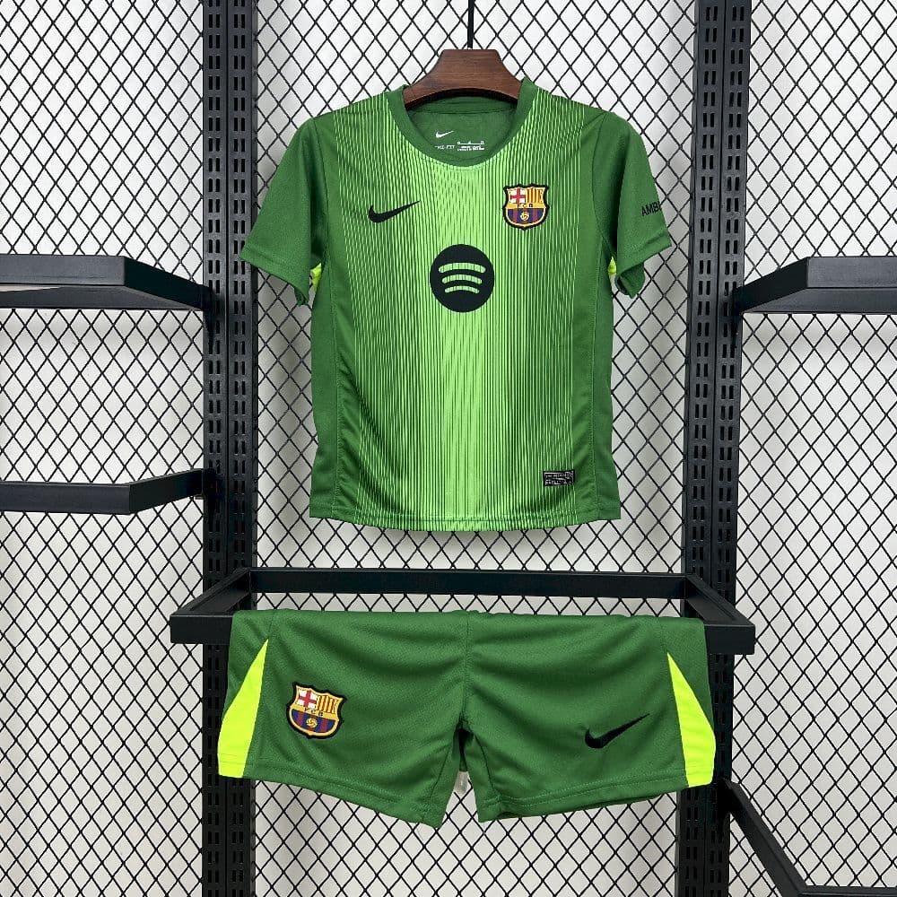 Kids Barcelona 2025/26 Goalkeeper Kit