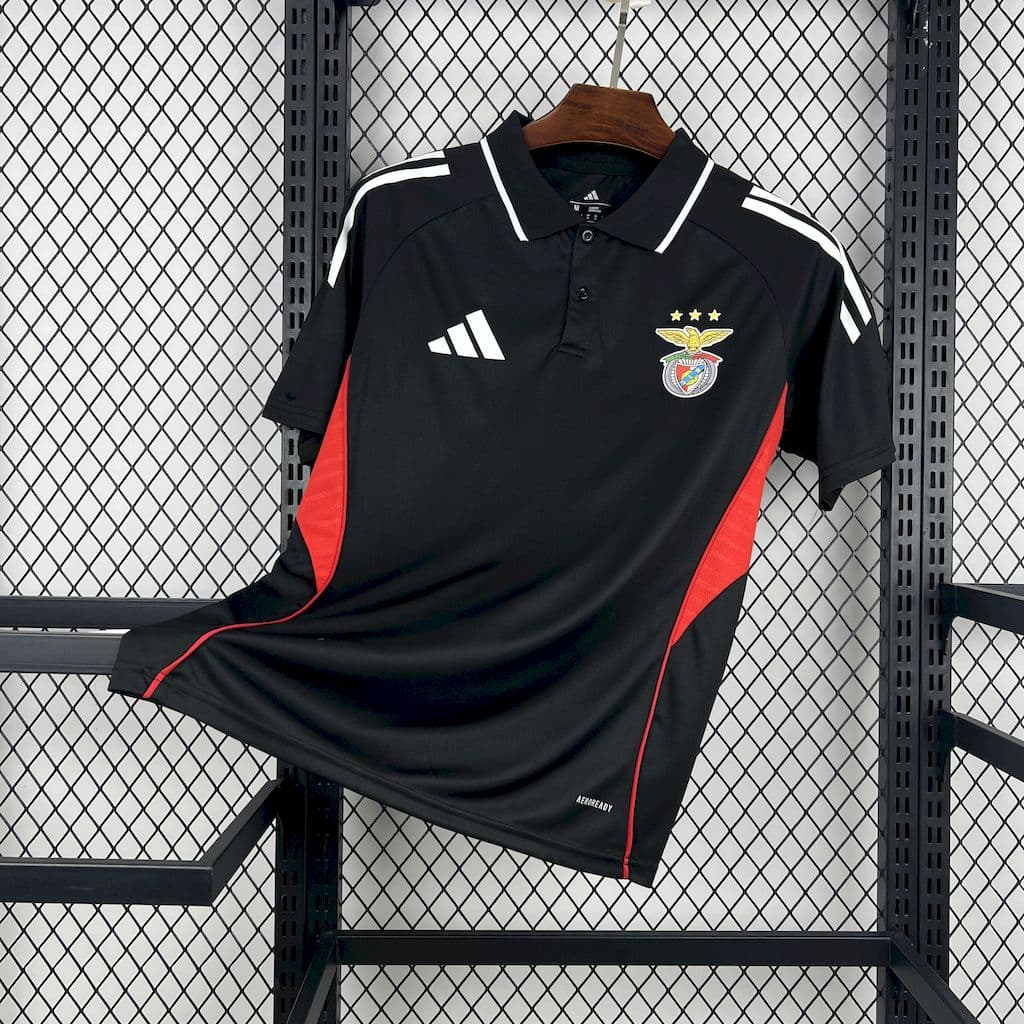 Mens Benfica 2025/26 Lazer Polo Jersey