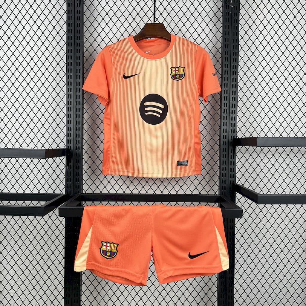 Kids Barcelona 2025/26 Goalkeeper Kit