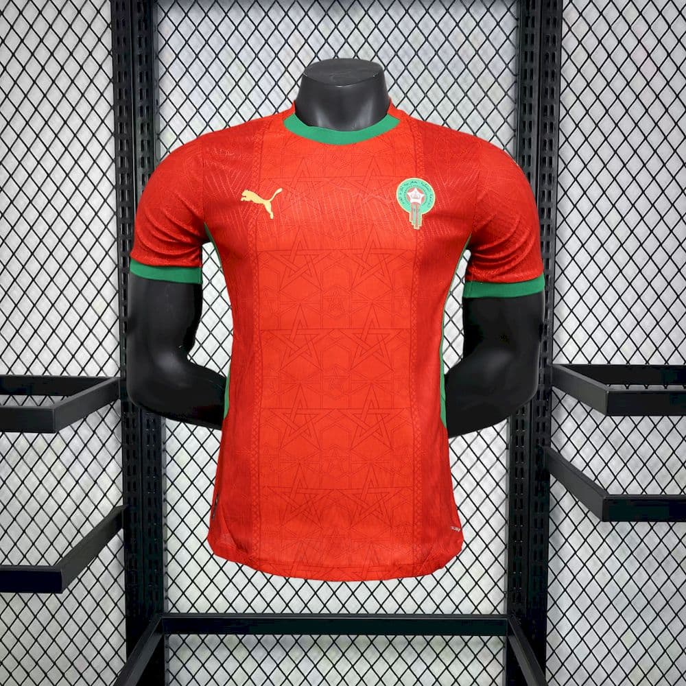 Mens Morocco 2026 World Cup Home Jersey Player Version