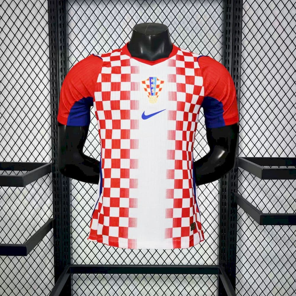 Mens Croatia 2026 World Cup Home Jersey Player Version