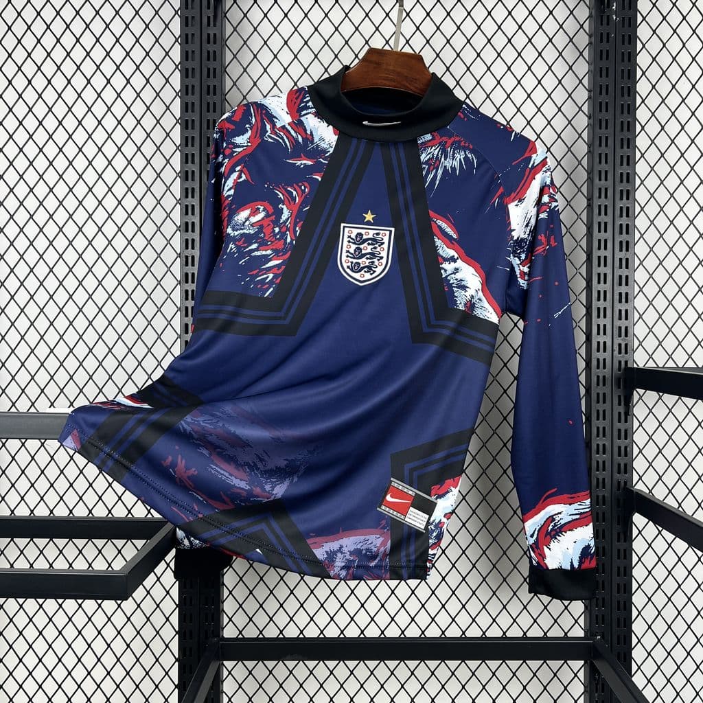 Mens England 2026 Hollywood Goalkeeper Long Sleeve Jersey